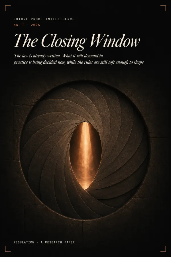 The Closing Window, a Future Proof Intelligence research paper