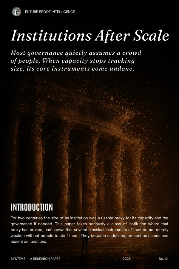 Institutions After Scale