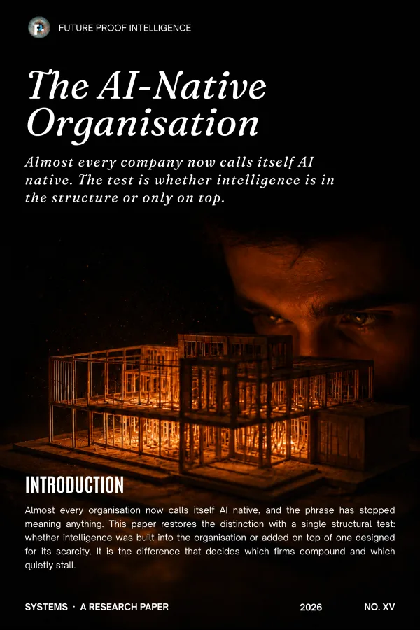 The AI-Native Organisation, a research paper on systems