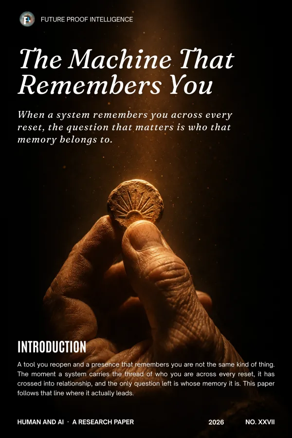 The Machine That Remembers You, a research paper on human and AI